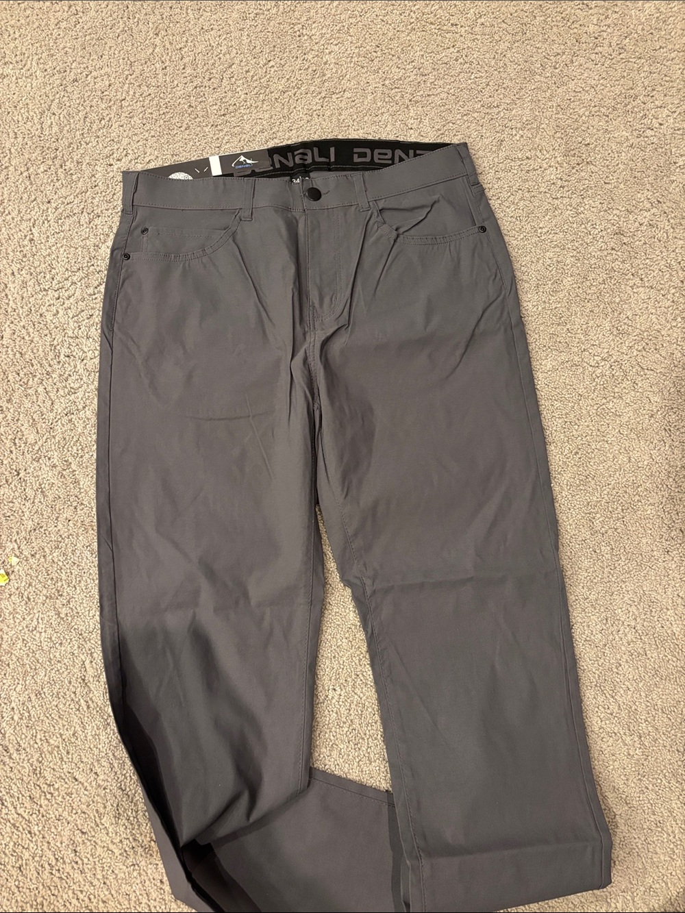 Men's Gray Tech Chinos - Performance Stretch Pants